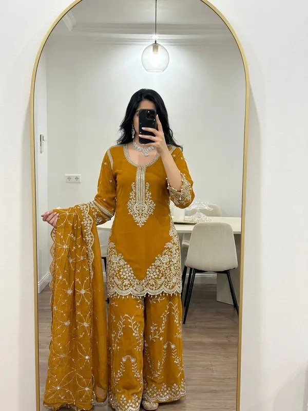 Riddhilya_Mustard_Gold_Embroidered_Palazzo_Suit_Set_with_Dupatta