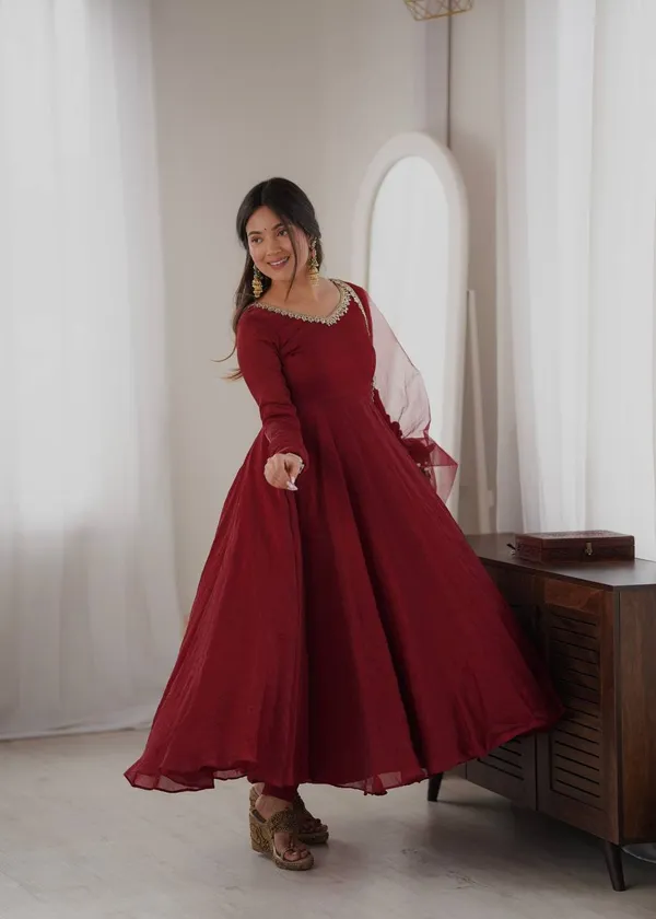 Riddhilya_Women's_Maroon_Georgette_Full_Flare_Anarkali_Gown_with_Dupatta_|_Festive,_Party_&_Wedding_Wear