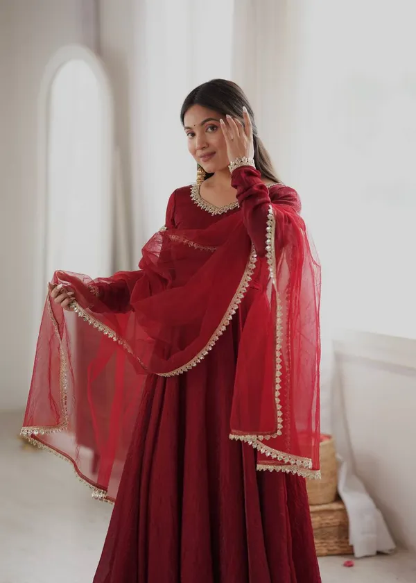 Riddhilya_Women's_Maroon_Georgette_Full_Flare_Anarkali_Gown_with_Dupatta_|_Festive,_Party_&_Wedding_Wear
