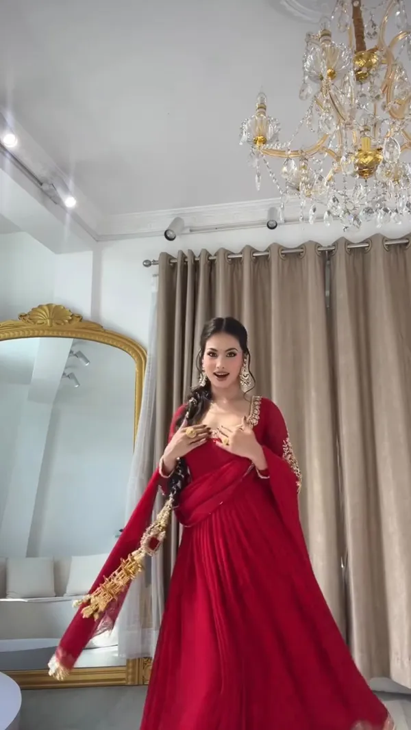 Riddhilya_Women’s_Wine_Red_Anarkali_Suit_with_Embroidered_Dupatta