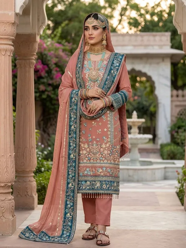 Women's_Blush_Pink_Heavy_Embroidered_Pakistani_Style_Salwar_Suit_with_Teal_Blue_Designer_Dupatta_|_Party_Wear_|_Wedding_Collection
