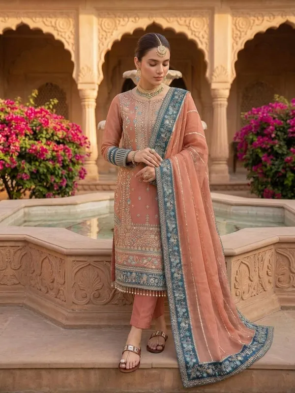 Women's_Blush_Pink_Heavy_Embroidered_Pakistani_Style_Salwar_Suit_with_Teal_Blue_Designer_Dupatta_|_Party_Wear_|_Wedding_Collection