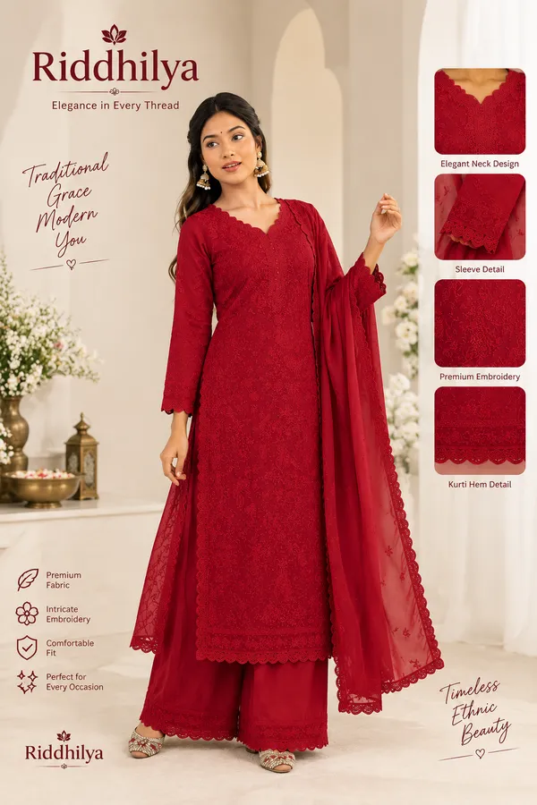 Riddhilya_Women's_Red__Chikankari_Embroidered_Anarkali_Kurta_Palazzo_Set_with_Dupatta_|_Festive,_Party_&_Wedding_Wear