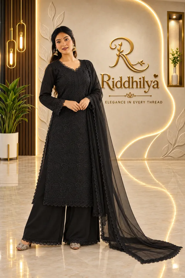 Riddhilya_Women's_Black_Chikankari_Embroidered_Anarkali_Kurta_Palazzo_Set_with_Dupatta_|_Festive,_Party_&_Wedding_Wear