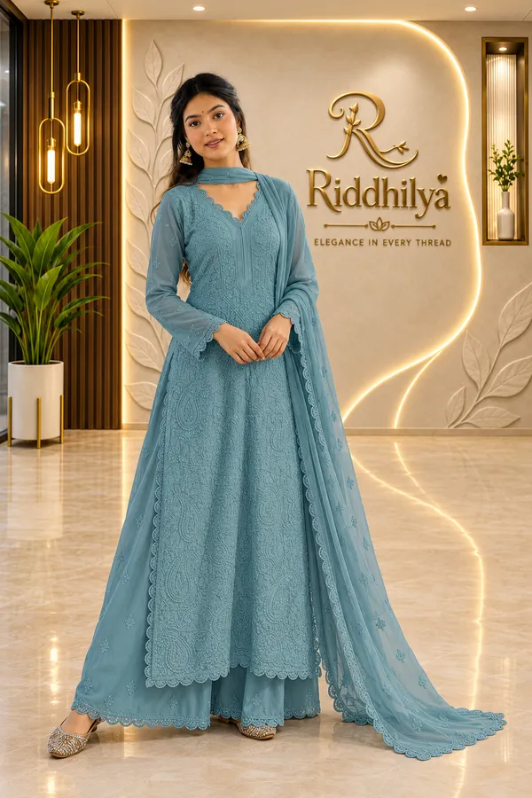 Riddhilya_Women's_Sky__Chikankari_Embroidered_Anarkali_Kurta_Palazzo_Set_with_Dupatta_|_Festive,_Party_&_Wedding_Wear