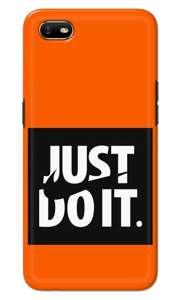 OPPO_A1K_/_Realme_C2_Back_Cover_Just_Do_It_Printed_Hard_Case