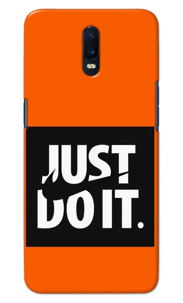 OPPO_R17_Back_Cover_Just_Do_It_Printed_Hard_Case