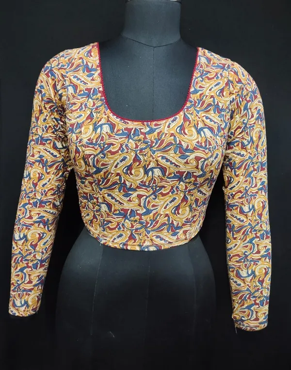 Multicolor_Printed_Full_Sleeve_Blouse_For_Women