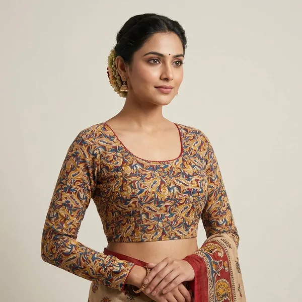 Multicolor_Printed_Full_Sleeve_Blouse_For_Women