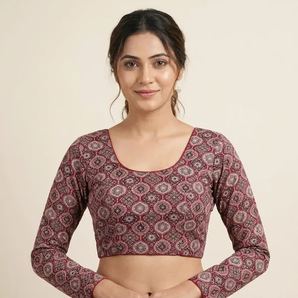 Multicolor_Printed_Full_Sleeve_Blouse_For_Women