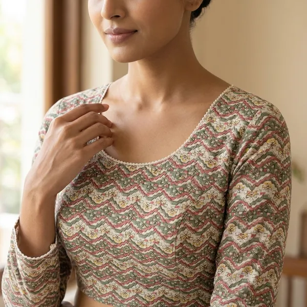 Multicolor_Printed_Full_Sleeve_Blouse_For_Women
