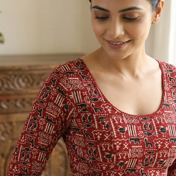 Multicolor_Printed_Full_Sleeve_Blouse_For_Women