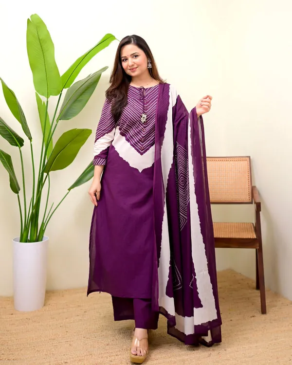 Jamuni_Bandhej_Muse_Cotton_Palazzo_Suit