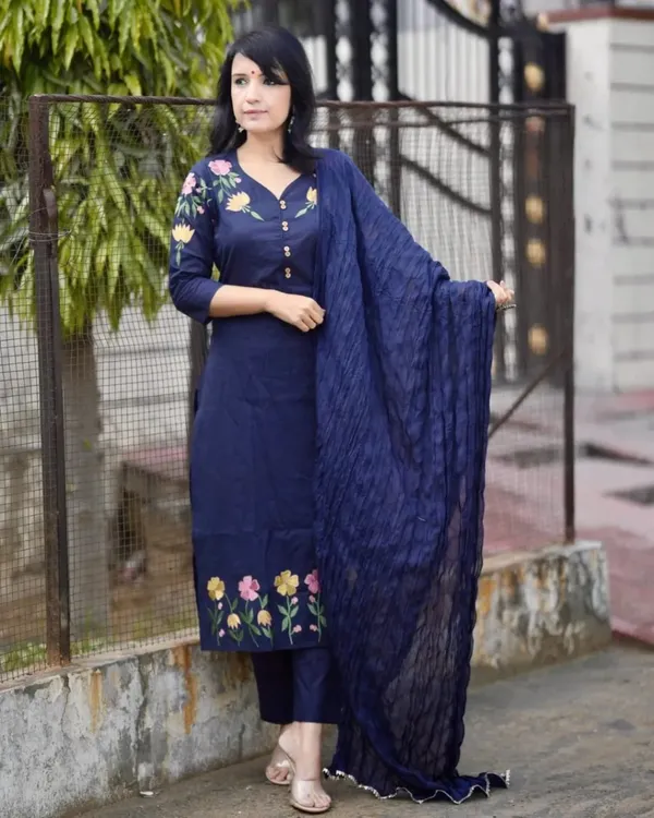 Navy_Blue_Cotton_Embroidery_Suit_Set_Straight_From_The_Heart_Of_Jaipur