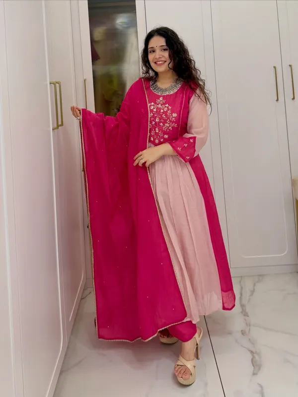 Pink_Nayantara__Mul_chanderi_suit_set