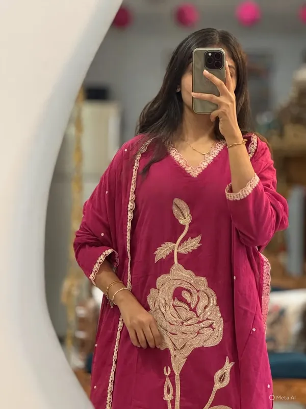 Pink_Cotton_Kurta_Suit_Set