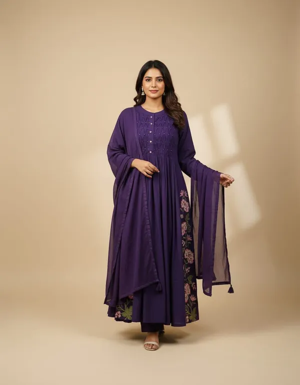 Jaipur_Embroidered_Cotton_Kurti_Set_with_dupatta_(Royal_Blue)