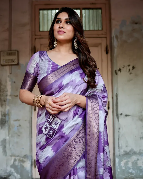 Angel_Pure_Silk_Saree_With_Gold_Zari_(Unstitched_Blouse_Piece)