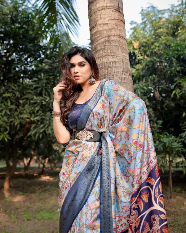 Arohi_Pure_Silk_Saree_With_Gold_Zari_(Unstitched_Blouse_Piece)