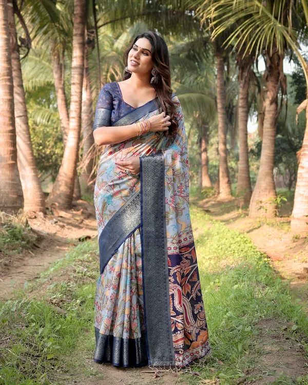 Arohi_Pure_Silk_Saree_With_Gold_Zari_(Unstitched_Blouse_Piece)