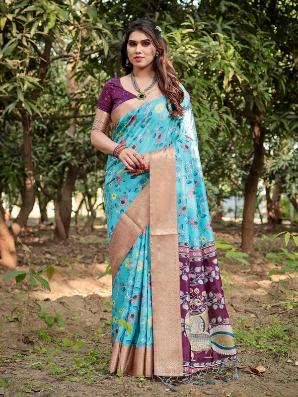 Marquise_Pure_Silk_Saree_With_Gold_Zari_(Unstitched_Blouse_Piece)