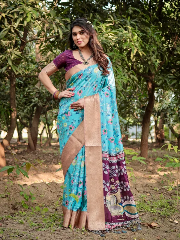 Marquise_Pure_Silk_Saree_With_Gold_Zari_(Unstitched_Blouse_Piece)