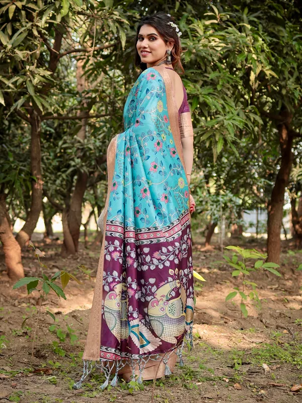 Marquise_Pure_Silk_Saree_With_Gold_Zari_(Unstitched_Blouse_Piece)