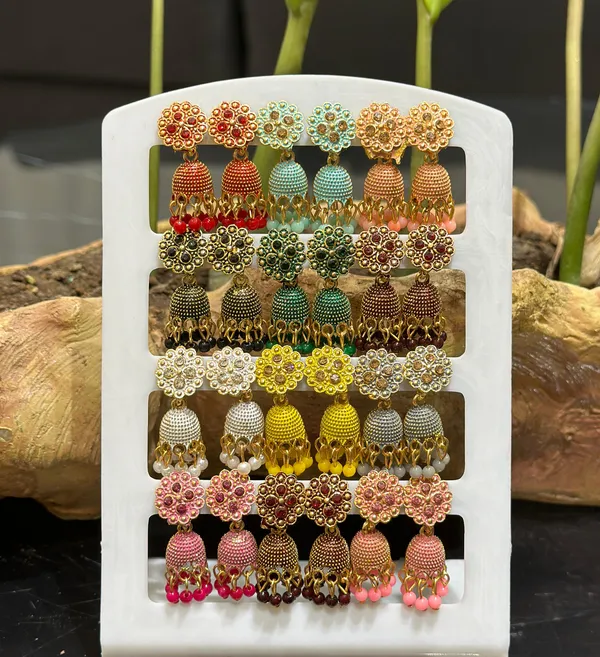 Combo_of_12_Pair_Jhumkis_for_Girls_and_Women