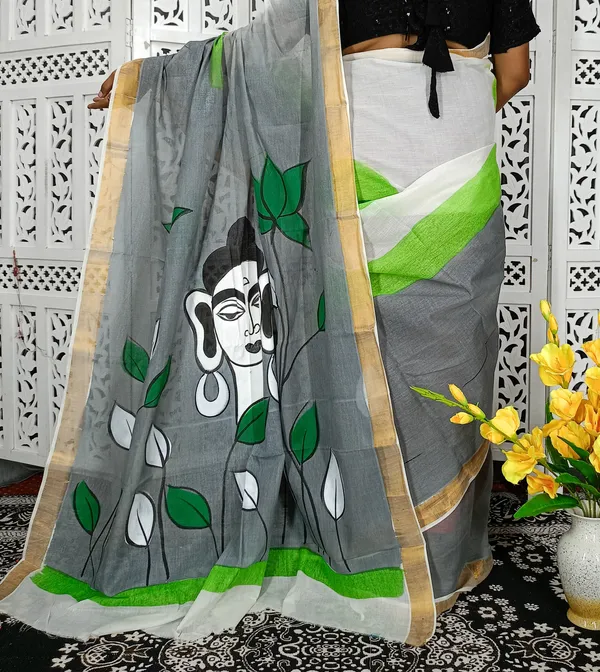 Kerala_Cotton_Hand_Printed_Saree