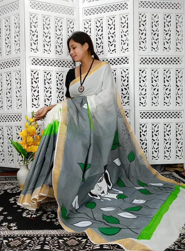 Kerala_Cotton_Hand_Printed_Saree