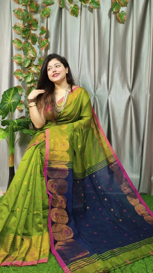 Green_All_Over_Cooper_Zori_Cotton_Silk_Saree