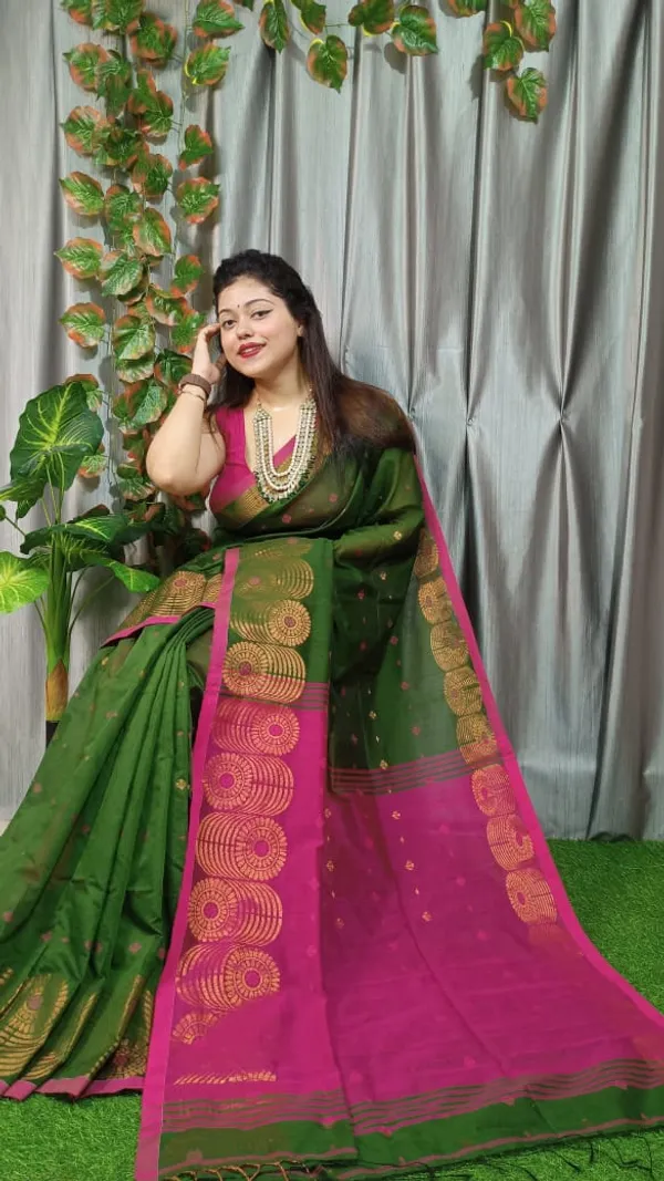 Green_All_Over_Cooper_Zori_Cotton_Silk_Saree