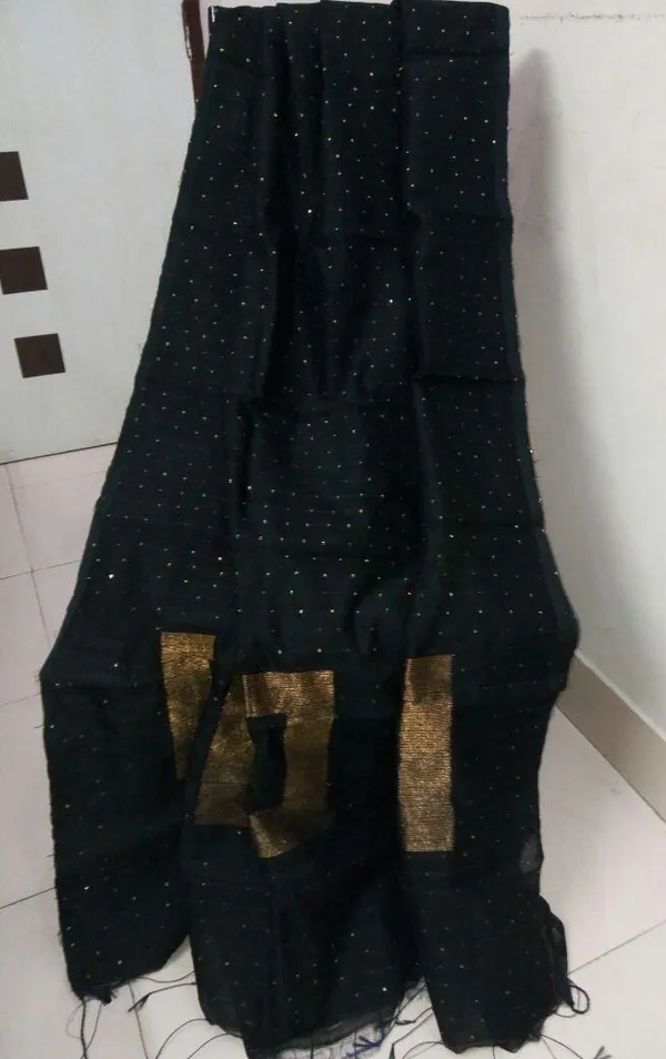 Prenda_Black_Trending_Cotton_Silk_Box_Sequence_Design_Saree