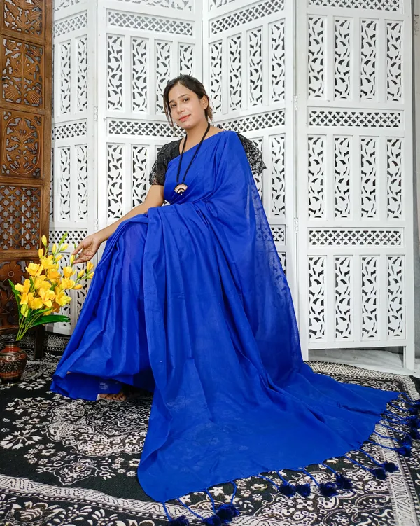 Blue_Cotton_Handloom_Saree