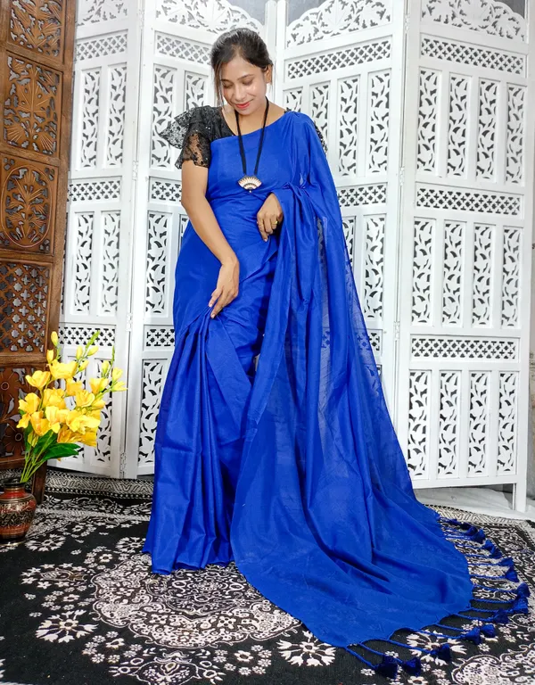 Blue_Cotton_Handloom_Saree