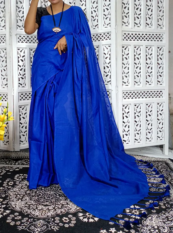 Blue_Cotton_Handloom_Saree