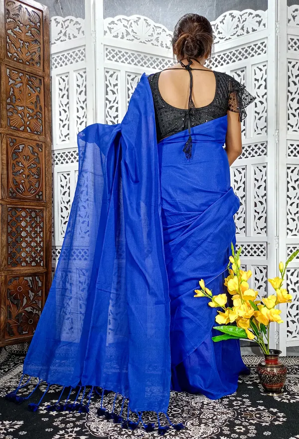 Blue_Cotton_Handloom_Saree