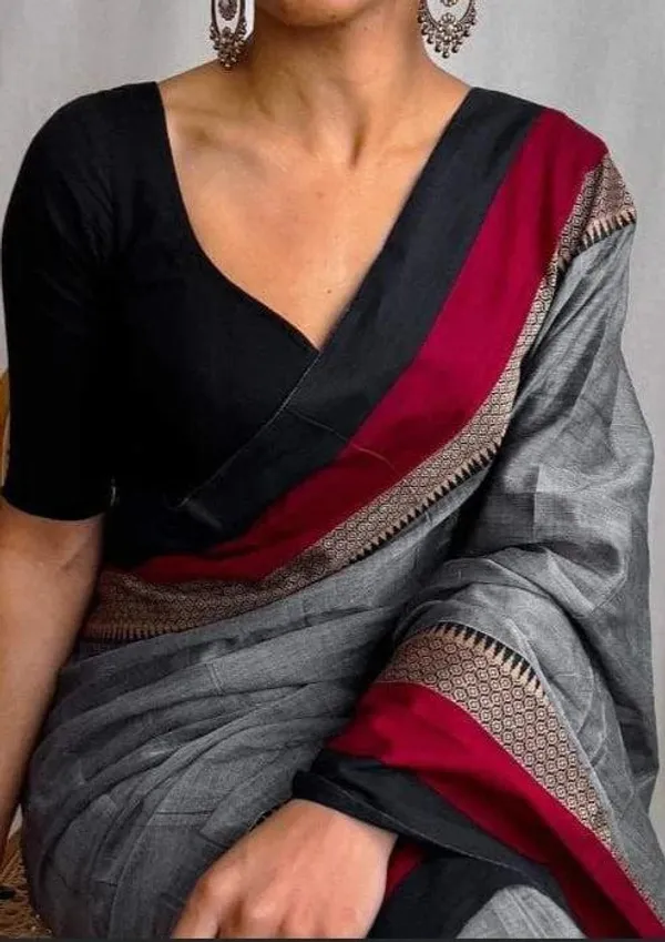 Gray_Weaving_Work_Cotton_Handloom_Saree