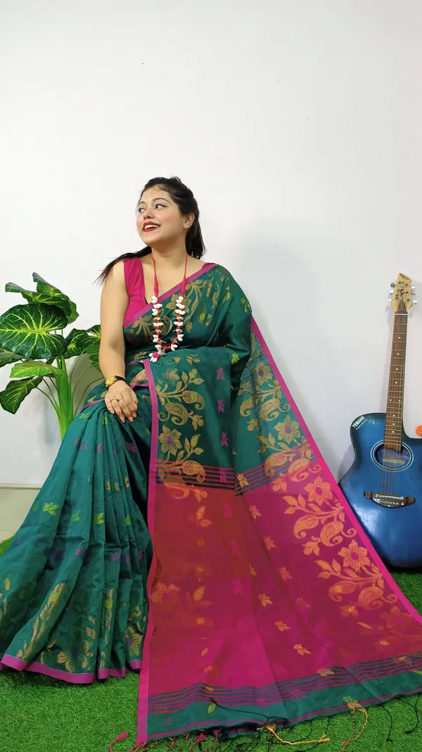 Green_Cooper_Zari_Handloom_Cotton_Silk_Saree