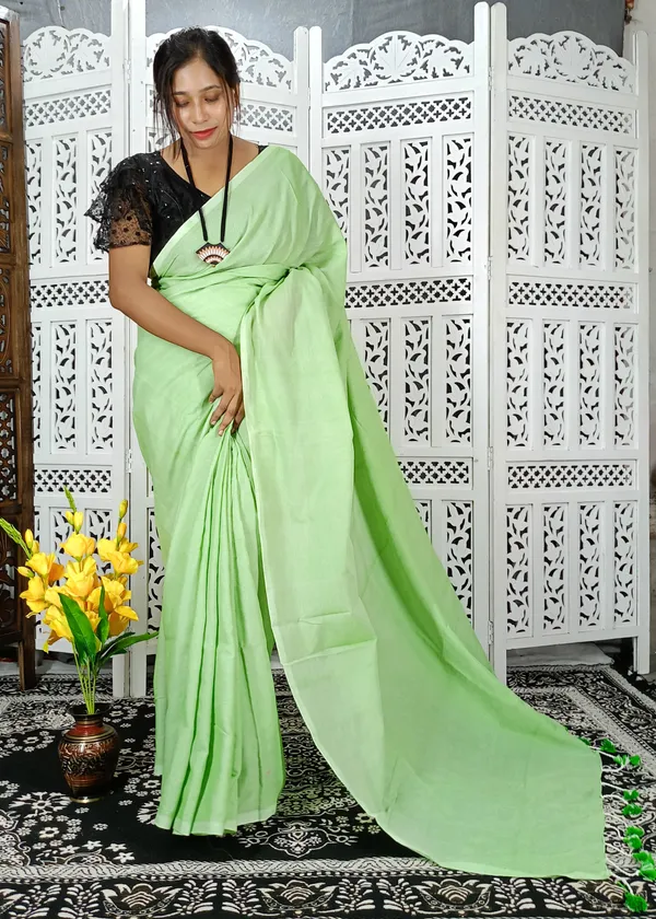 Green_Cotton_Handloom_Saree