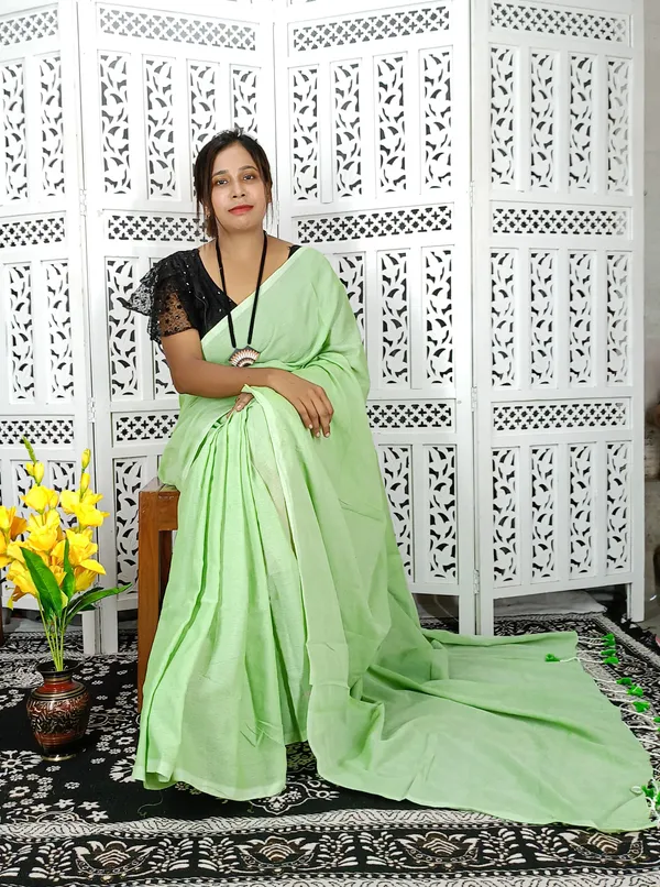 Green_Cotton_Handloom_Saree