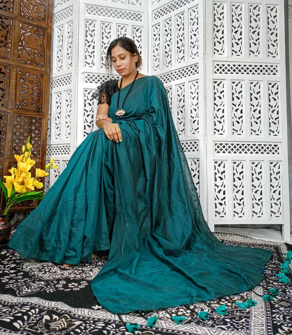 Green_Cotton_Handloom_saree_for_women