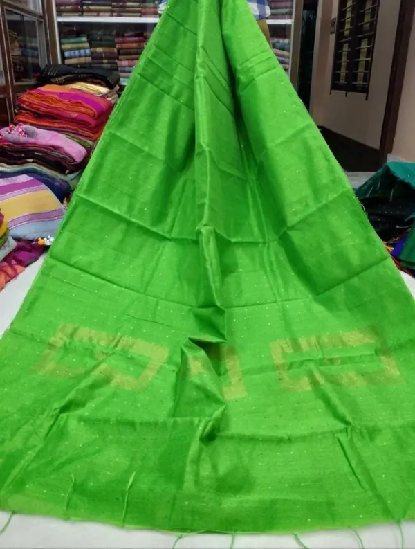 Prenda_Green_Trending_Cotton_Silk_Box_Sequence_Design_Saree
