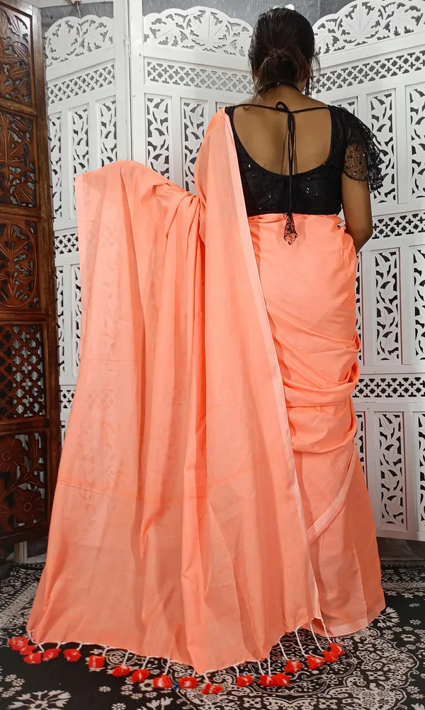 Orange__Cotton_Handloom_Saree
