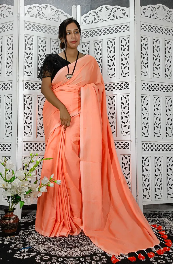 Orange__Cotton_Handloom_Saree