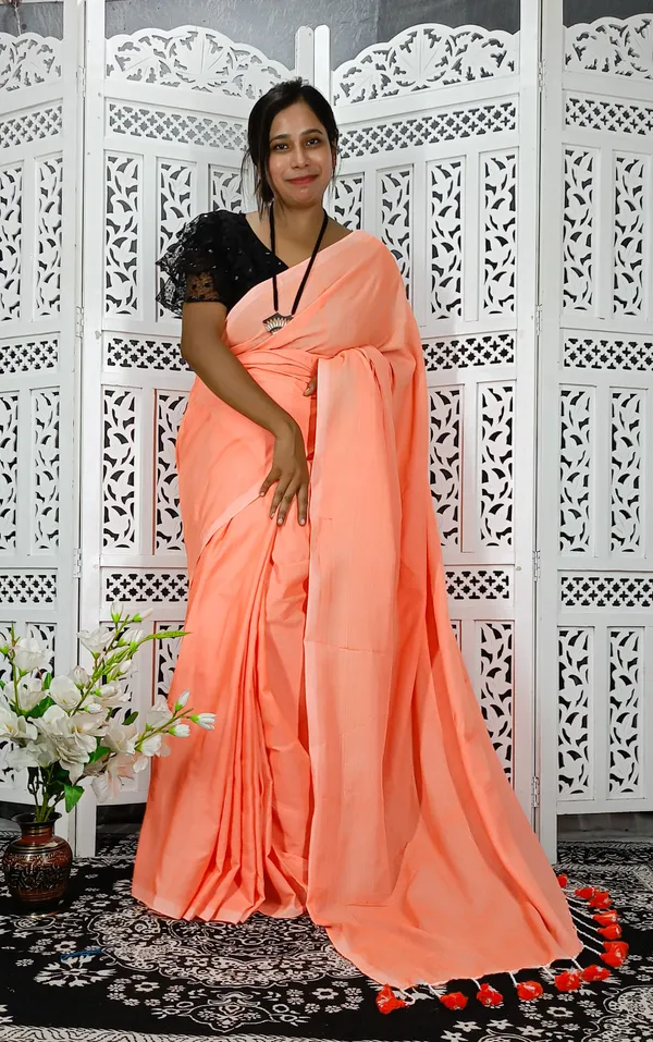 Orange__Cotton_Handloom_Saree
