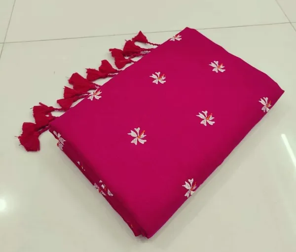Pink_Shiuli_Embroidery_Cotton_Handloom_Saree