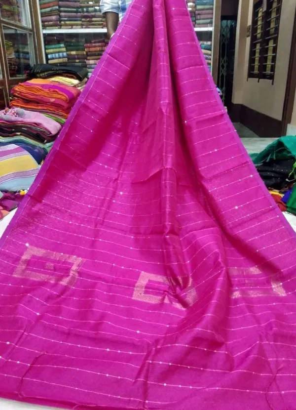 Prenda_Pink_Trending_Cotton_Silk_Box_Sequence_Design_Saree