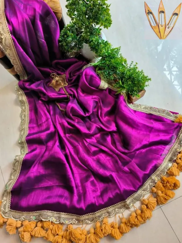 Prenda_Purple_Pure_Raga_Tissue_Lace_Border_Design_Handloom_Saree