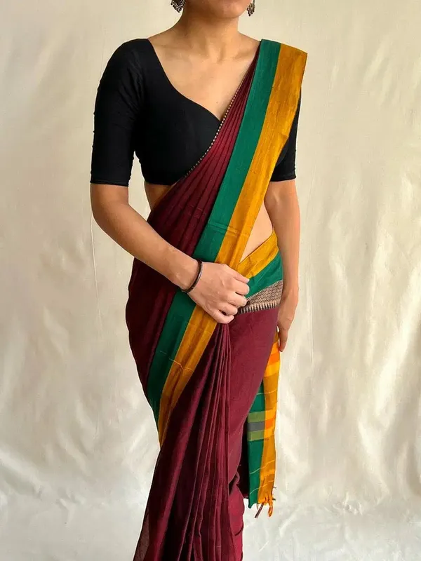 Red__Weaving_Work_Cotton_Handloom_Saree